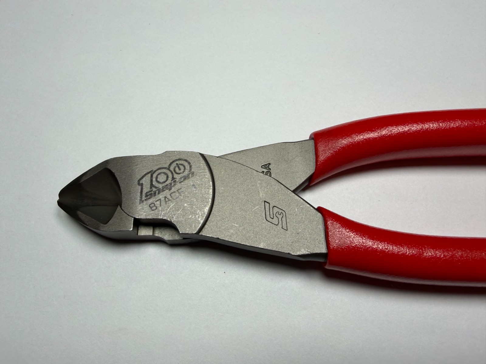 Snap-on Tools RARE 100th ANNIVERSARY 7″ Soft Grip Diagonal Cutter Pliers 87ACFCE