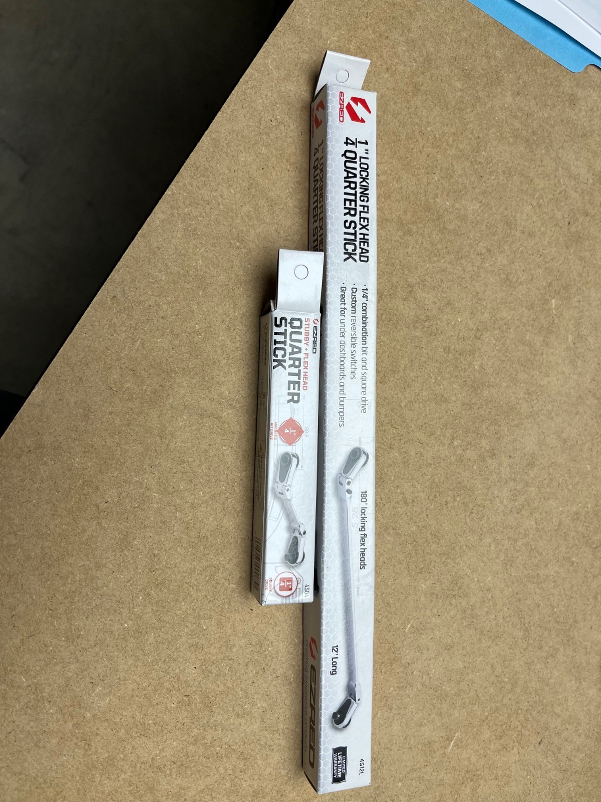 EZRED 4S04&4S12L Dual Ratchet Socket 1/4″ Square Drive and Magnetic Drive