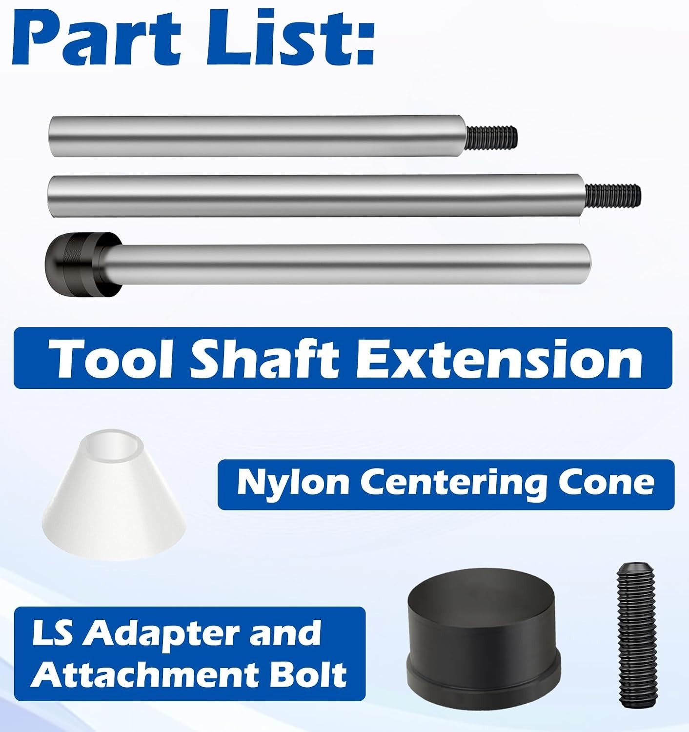 Precision LS Cam Bearing Install Tool Compatible with Chevy LS1 LS2 LS3 LS6
