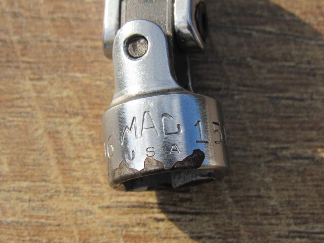 MAC 15MM XU615MM XU6 15 MM 3/8″ DRIVE 6 POINT SWIVEL FLEX UNVERSAL SOCKET XU615