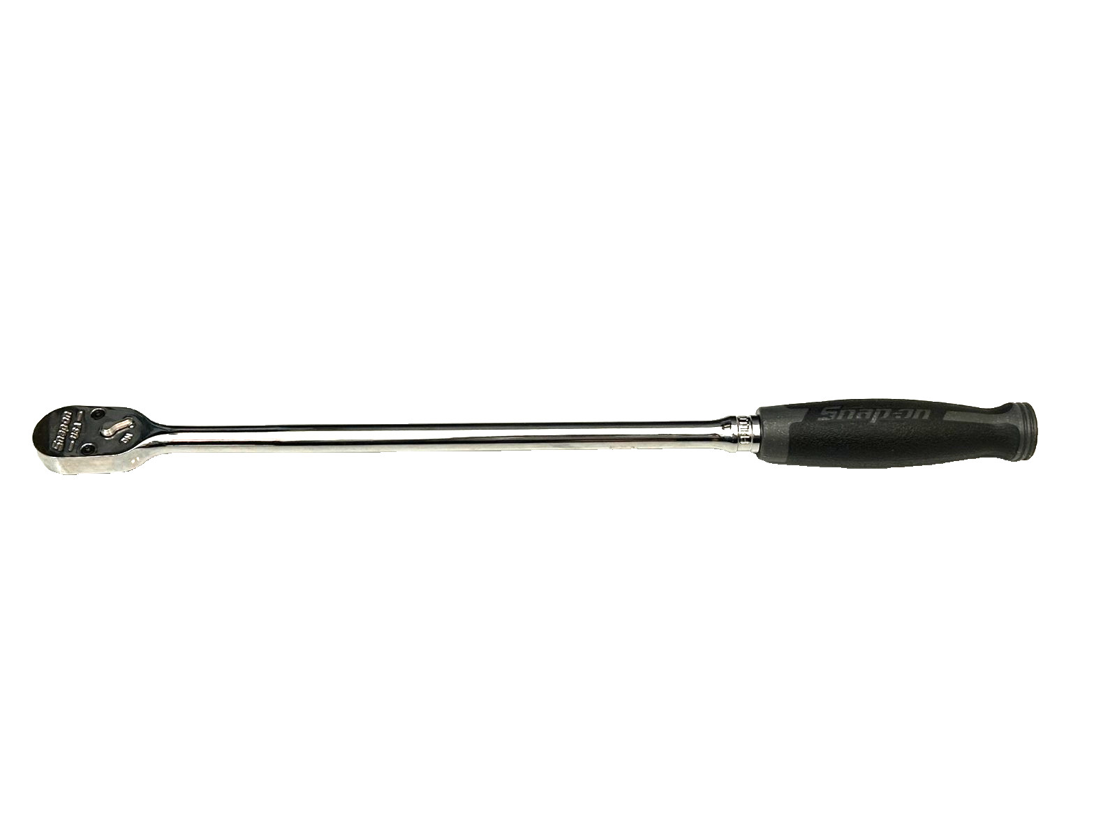 SNAP ON TOOLS DARK TITANIUM 100 TOOTH Hard Handle Extra Long Fixed Head Ratchet