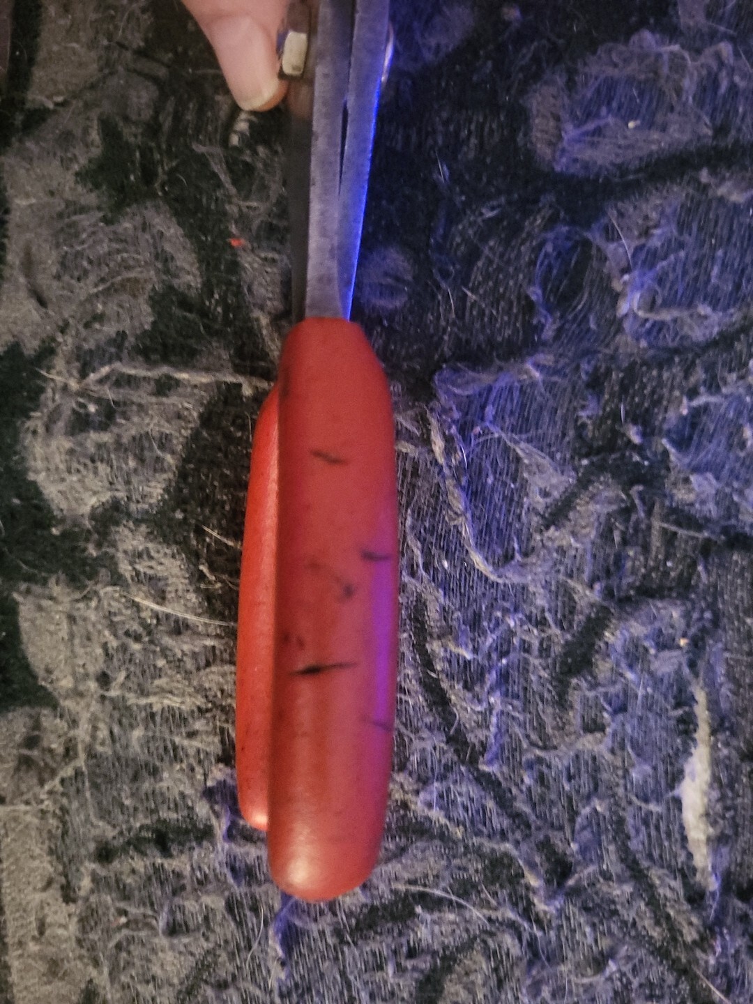 Snap on 47ACP Slip Joint Pliers Soft Grip Long Nose 7.5″ Red USA