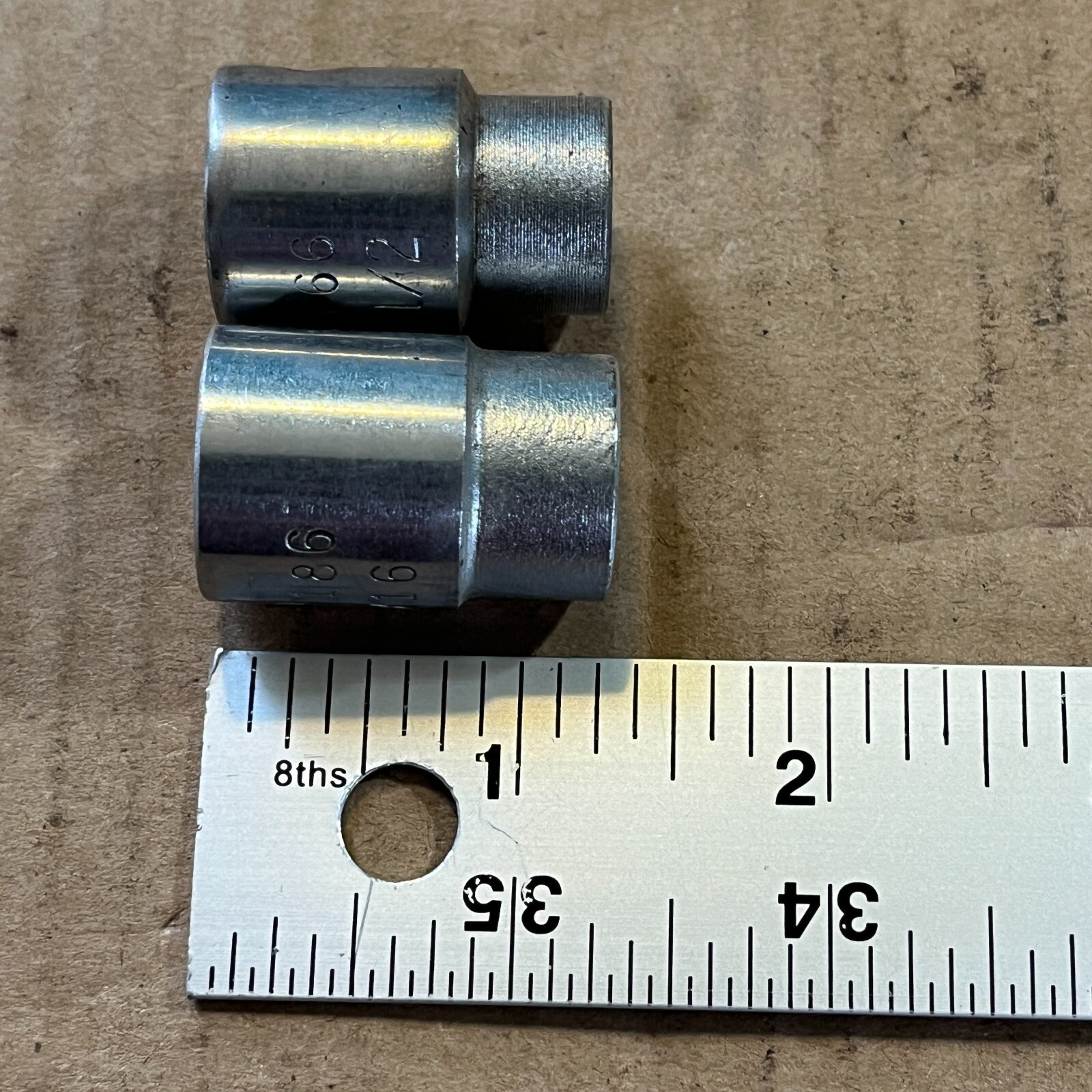 Mac Tools V166 & V186 1/2 & 9/16″ SAE Sockets 1/2″ Drive 6 Point USA Chrome