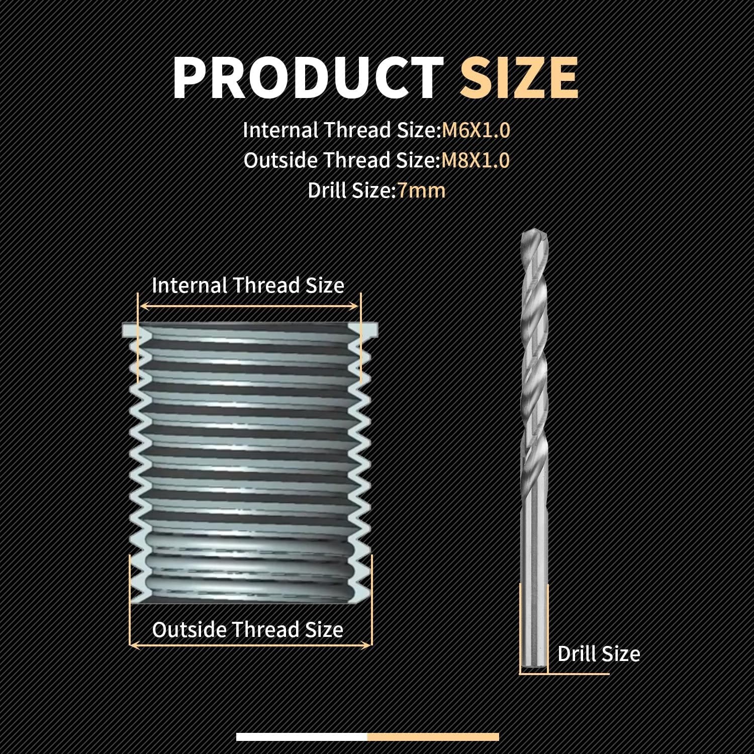 Stainless Steel Insert Kit with Installation Driver