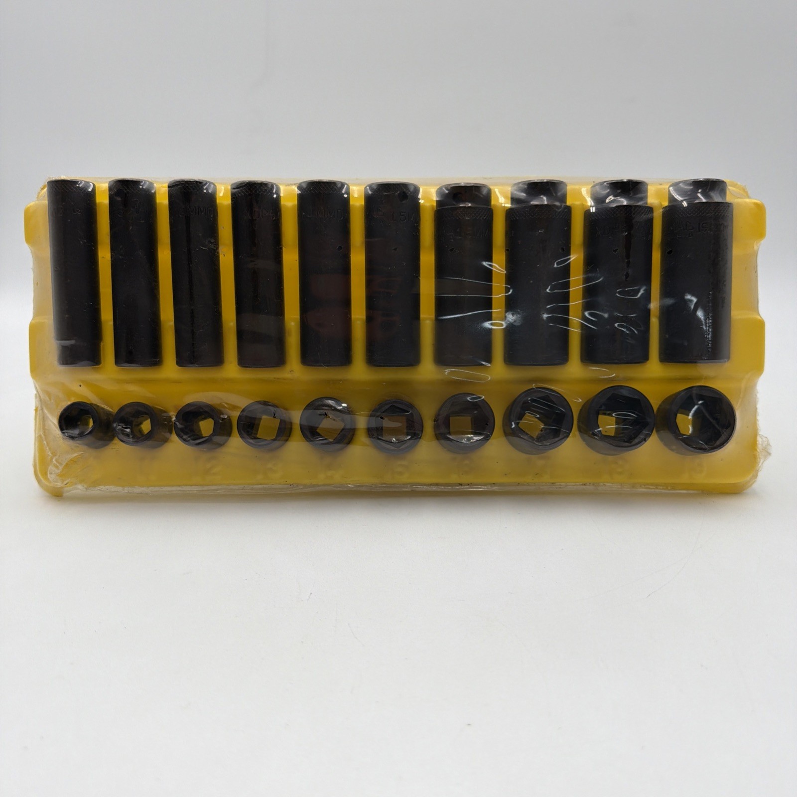 New Mac Tools SXPM206PTR 20pc 3/8″ Mac Drive Metric Impact Socket Set 10-19mm