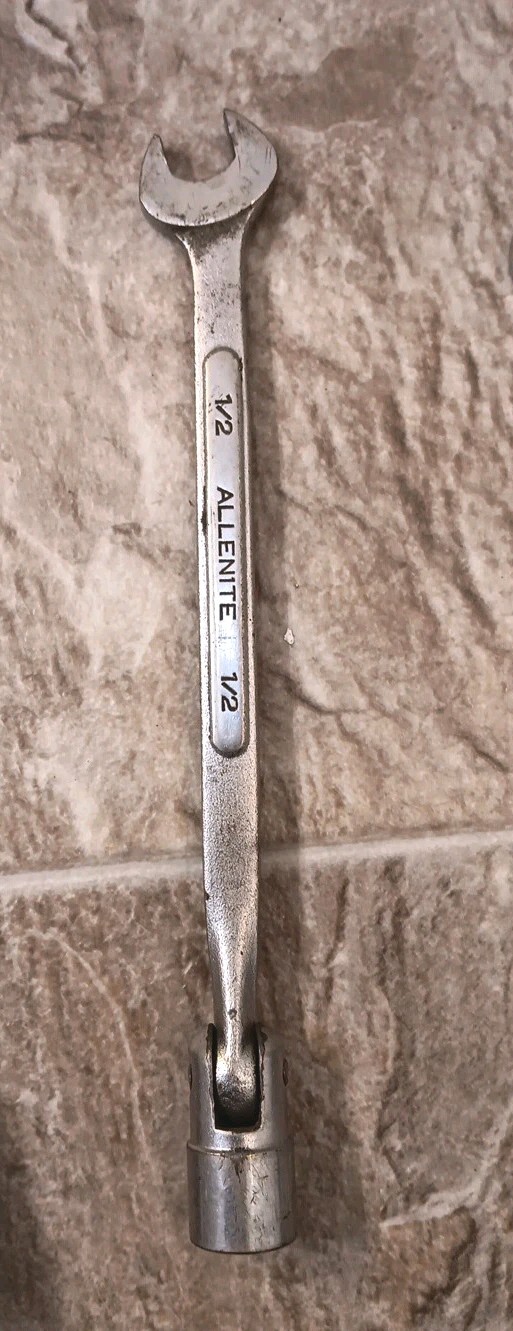 Lot Of 4 Allenite Japan Flex Head Socket Open End Combination Wrench Vintage