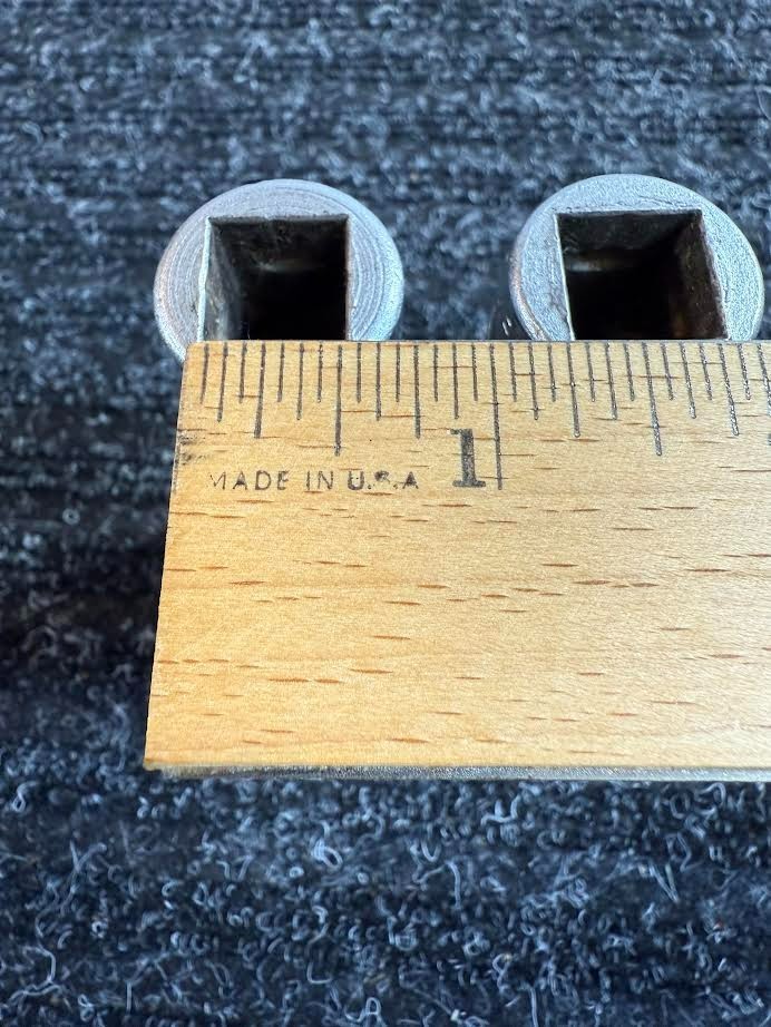 Two WARDMASTR 12 Point Deep Well Sockets 1/2″ Drive, 1/2″ and 9/16″