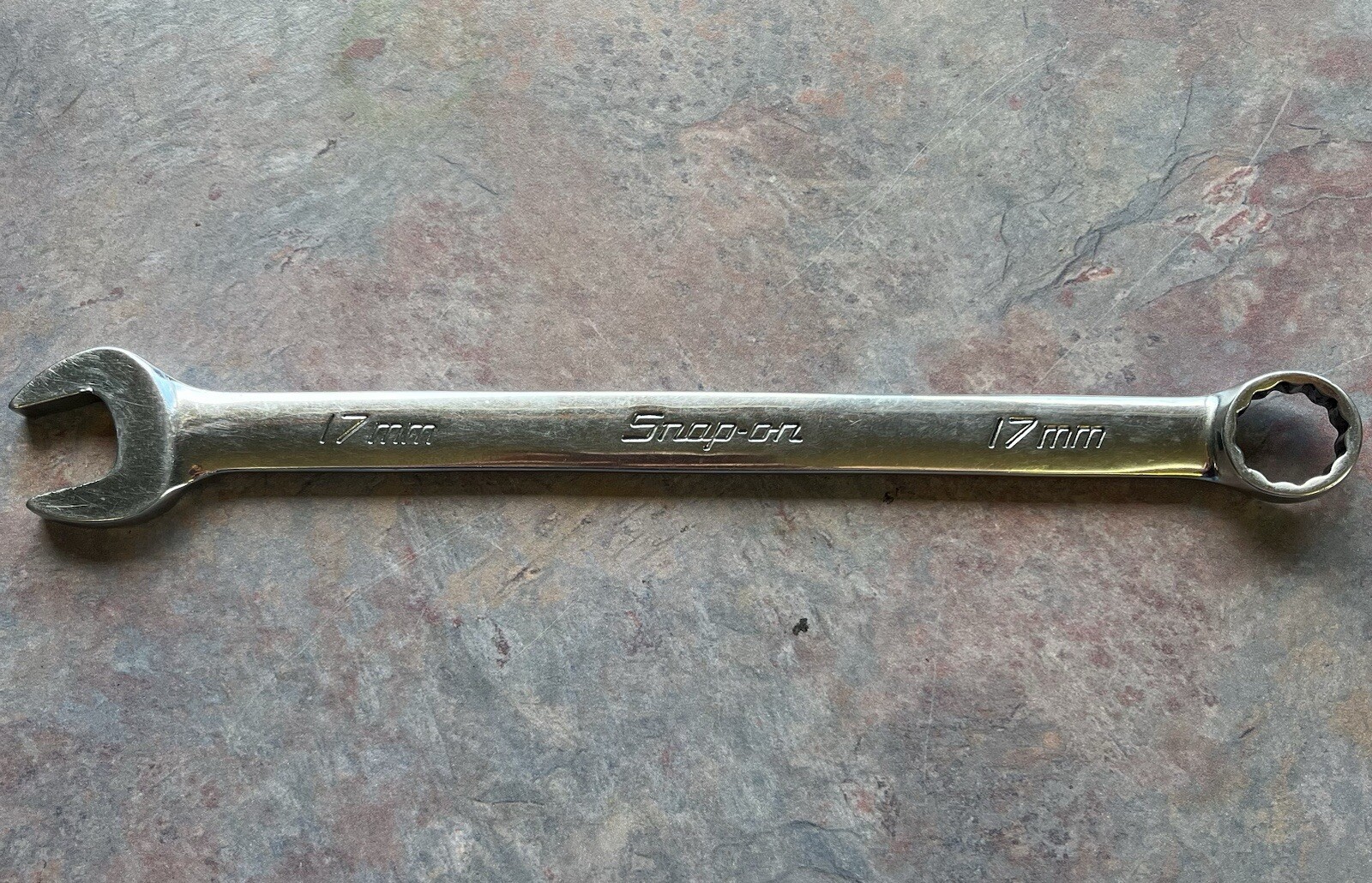 Snap On OEXM170B 17mm 12-Point Metric Flank Drive Combination Wrench