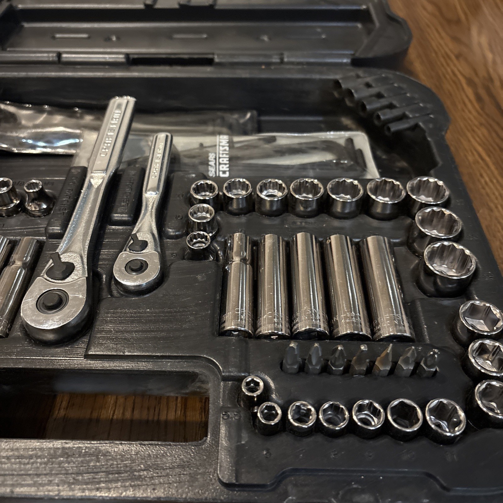 VTG CRAFTSMAN 9-34102 102-PC MECHANICS TOOL RATCHET / SOCKET SET MADE IN USA