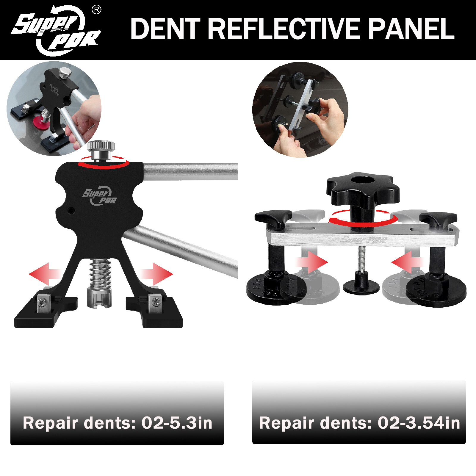 118PC Car Paintless Dent Puller Lifter Tool Kit Body Repair Hail Removal Tab PDR