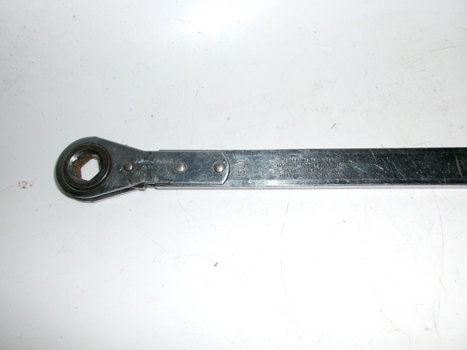 Blue‑Point YA9350‑1 15mm Serpentine Belt Tensioning Wrench USA – Used Wear