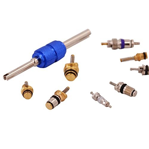Car AC Repair Kit 270 Piece O Ring Set 40 Valve Cores Tool R12 R134a Tire