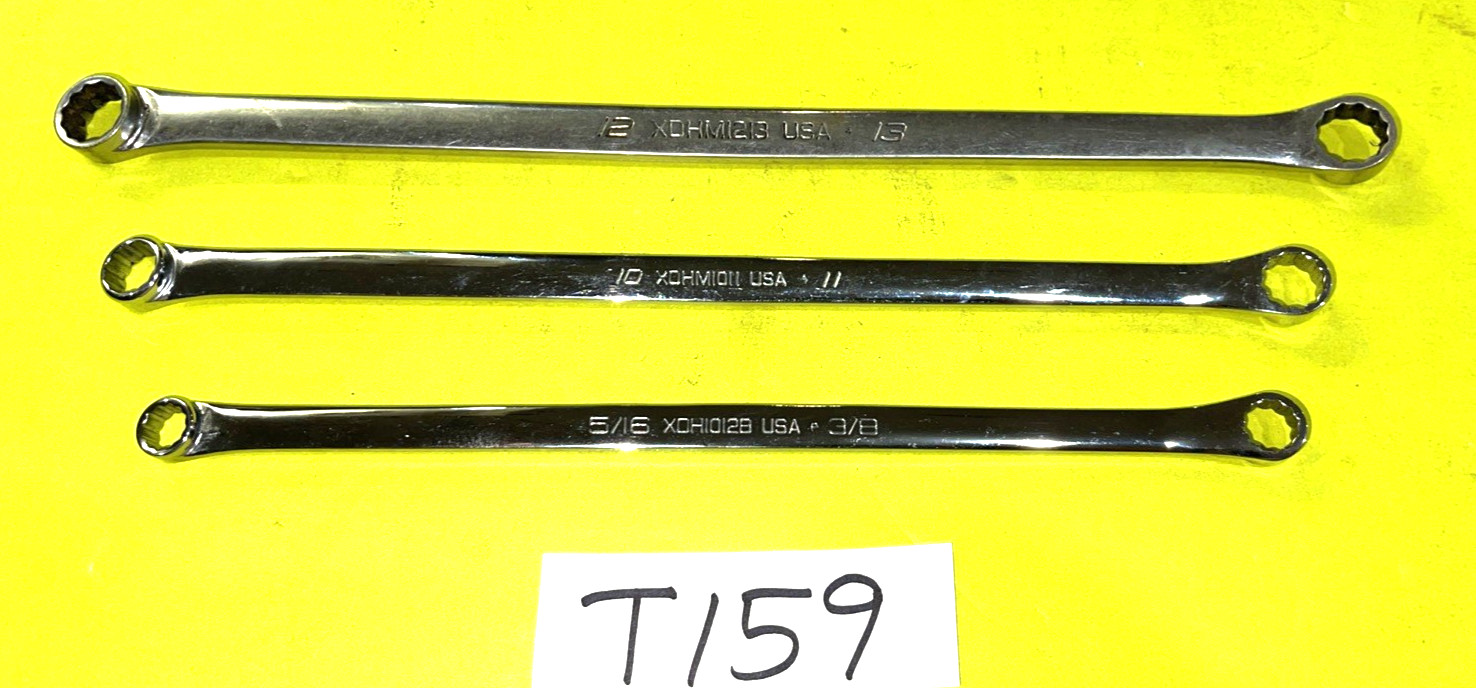 SNAP-ON TOOLS 3 PIECE SAE. & METRIC HIGH PERFORMANCE 15% OFFSET BOX WRENCHES