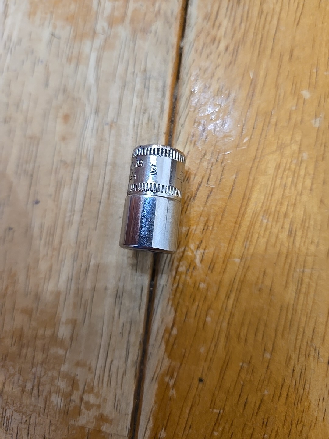Snap On 1/4″ Drive 9MM 6PT Shallow Chrome Socket TMM9