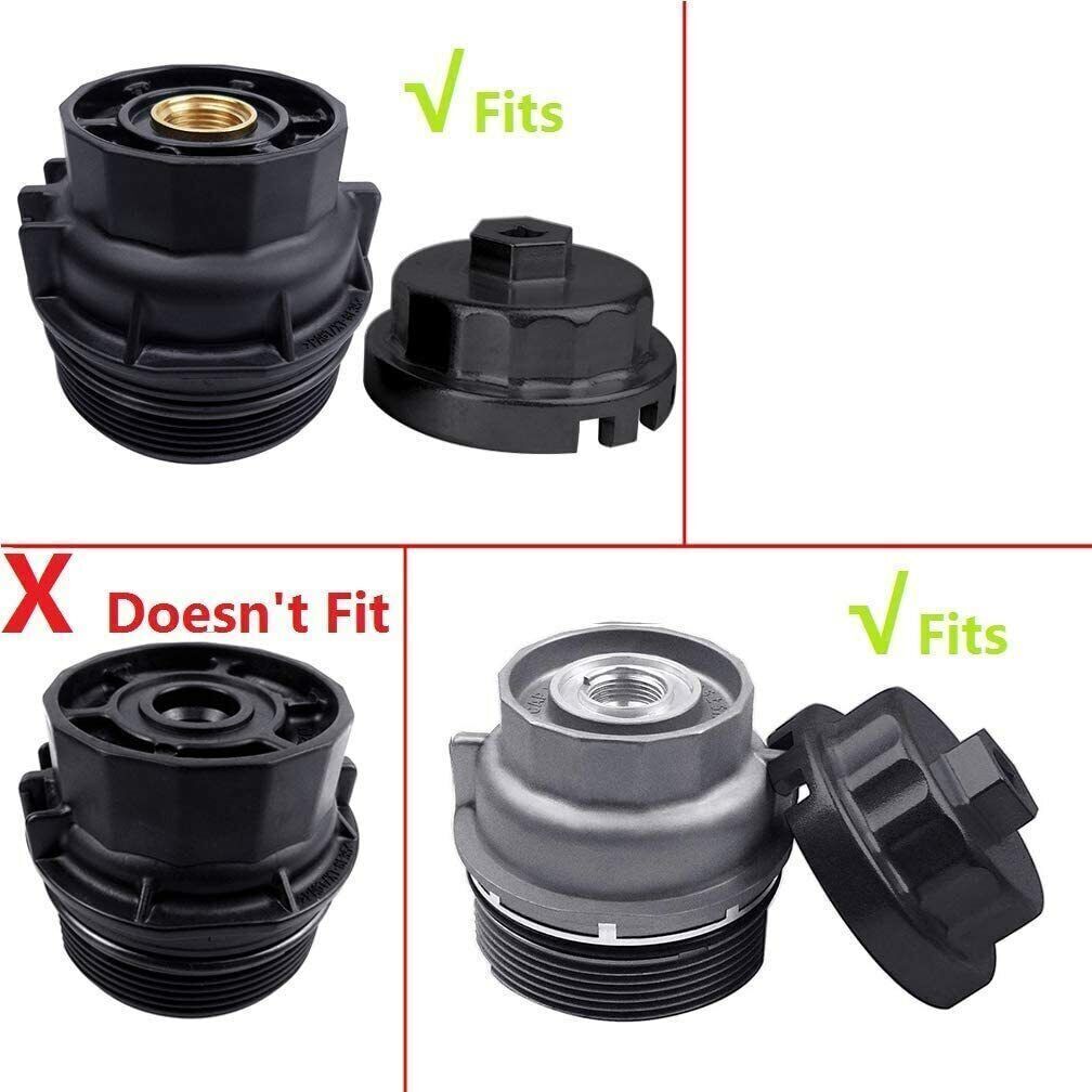 64mm Oil Filter Cap Wrench Socket Remover Tool for Toyota, Lexus Scion 2.5L-5.7L