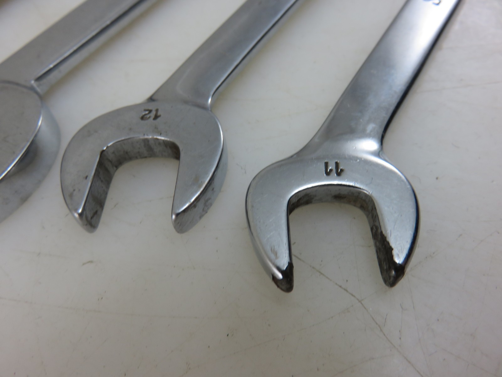 Snap-On VSM Series 4-Way Angle Open End Wrench 4pc Set 11mm, 12mm, 15mm, 17mm