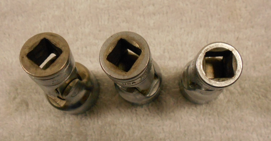 Snap On Swivel Sockets 3/8″ Drive Set of (3) FS24 3/4″, FS22 11/16″, FS20A 5/8″