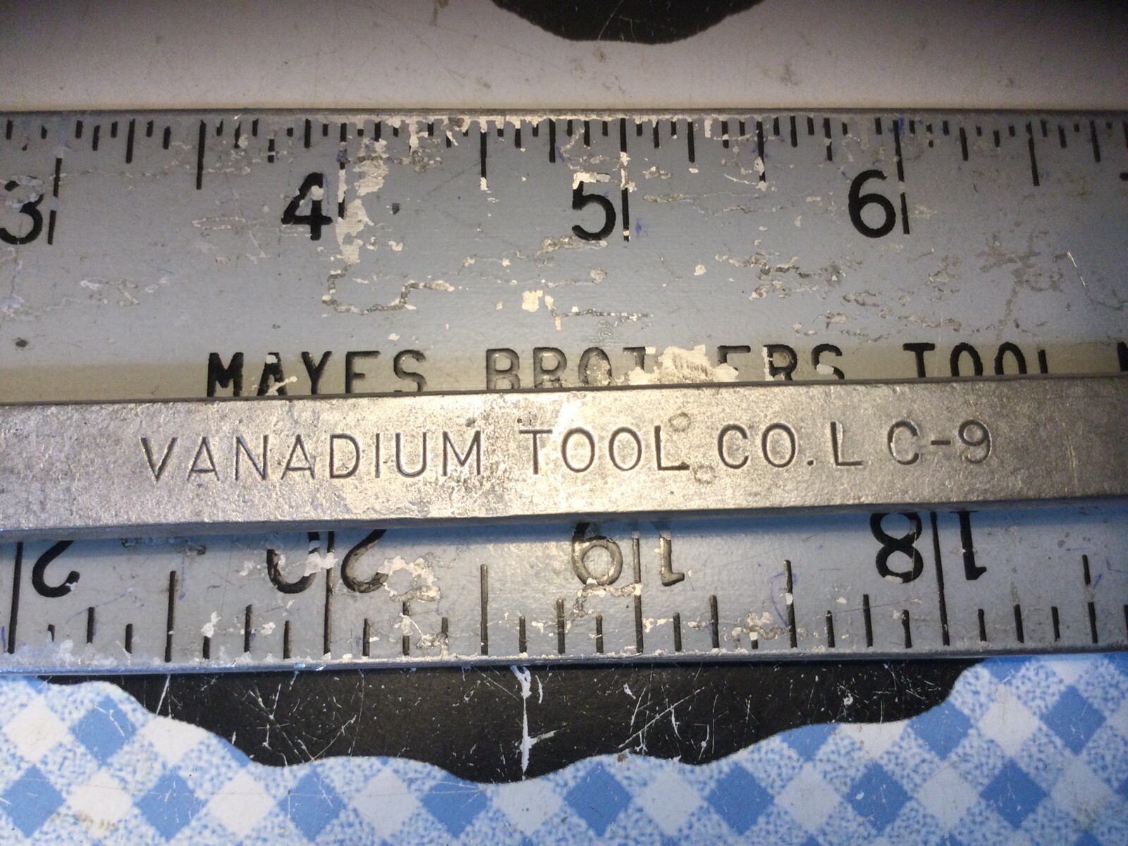 Rare Vanadium Tool Co. Combination Wrench 9/16″ SAE CL-9 6 Point Stamped LC-9
