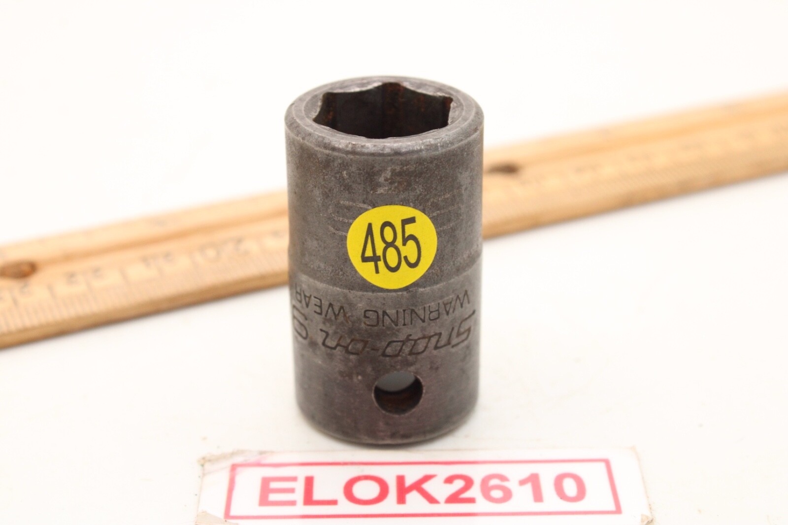 Snap-on IML180 9/16″ 1/2″ Drive 6 Point SAE Black Oxide Impact Socket USA