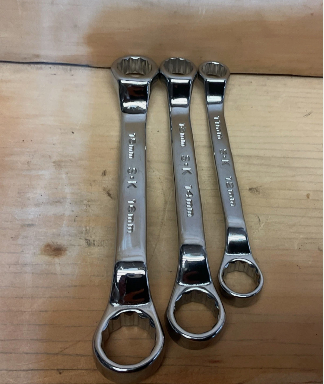For 3 SK ) MetricTools USA 11,12;13,14;15,16, Box End Wrench Short Offset Stubby