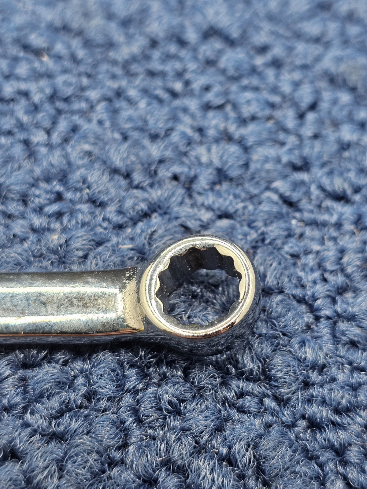 SNAP-ON OEX10B: 5/16″ SAE Standard Length 12PT Chrome Combo Wrench