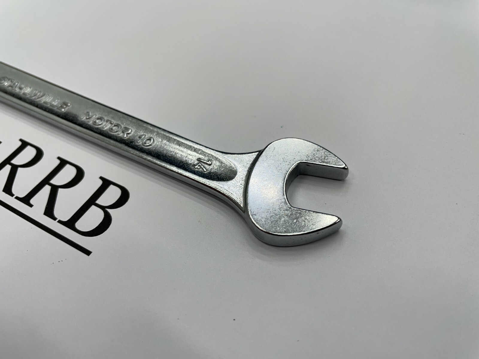 Stahlwille Tools Motor 10 GERMANY 15mm x 14mm Metric Double Open End Wrench