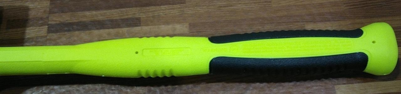 Snap-on HBFE56 32 oz Soft Grip Dead Blow Hammer Yellow 15-3/4″ Length