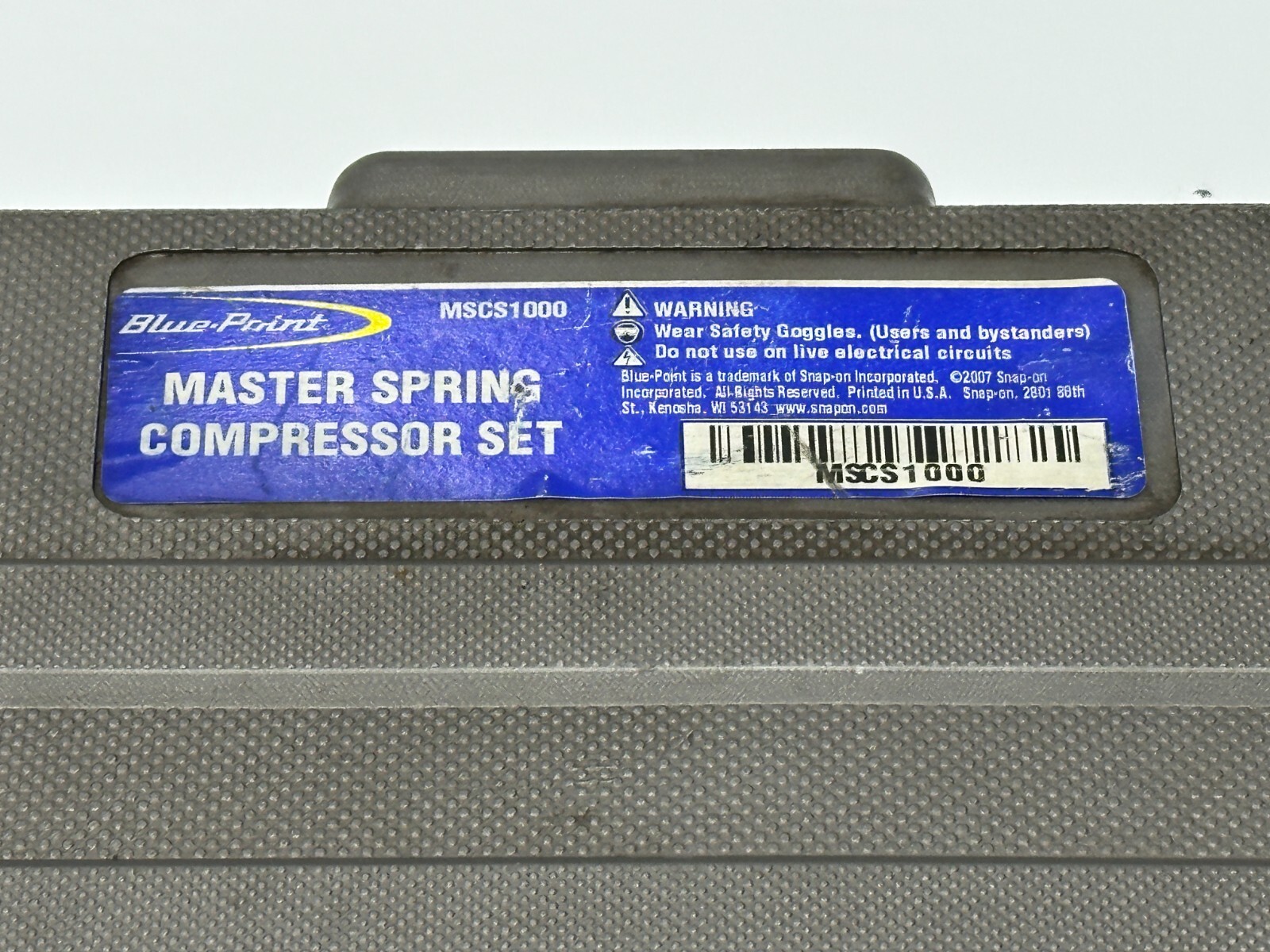 Blue Point Tools MSCS1000 Master Spring Compressor Set in Hard Case