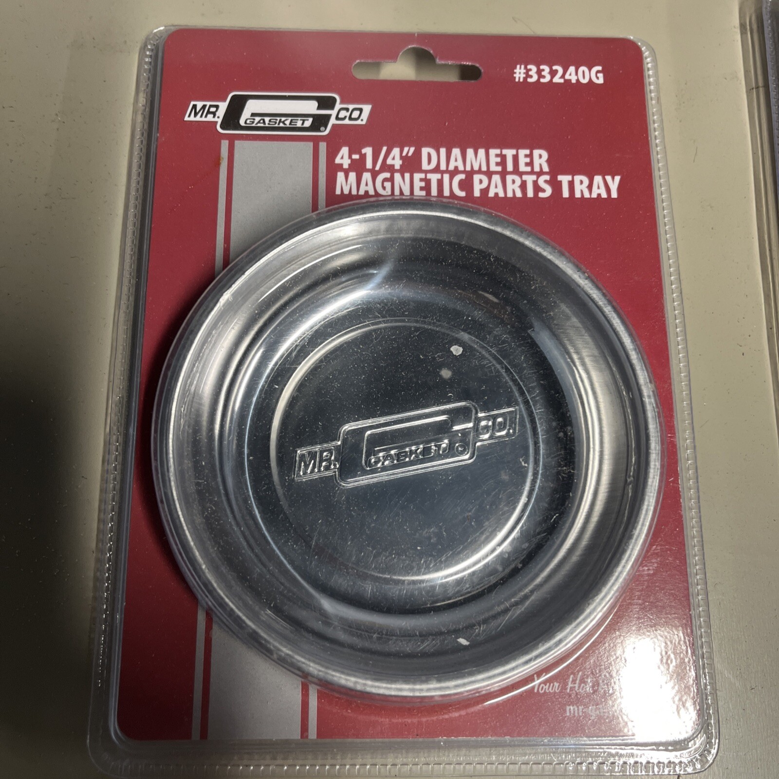 MR Gasket Magnetic Parts Tray 4.25″ Work Shop Hoist Bench Race Car Fabrication