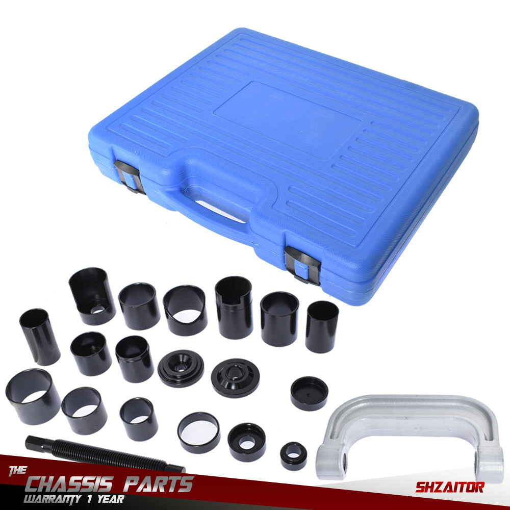 Auto Repair Service Removal Ball Joint Press Tool Kit & 21Pcs Master Adapter Set