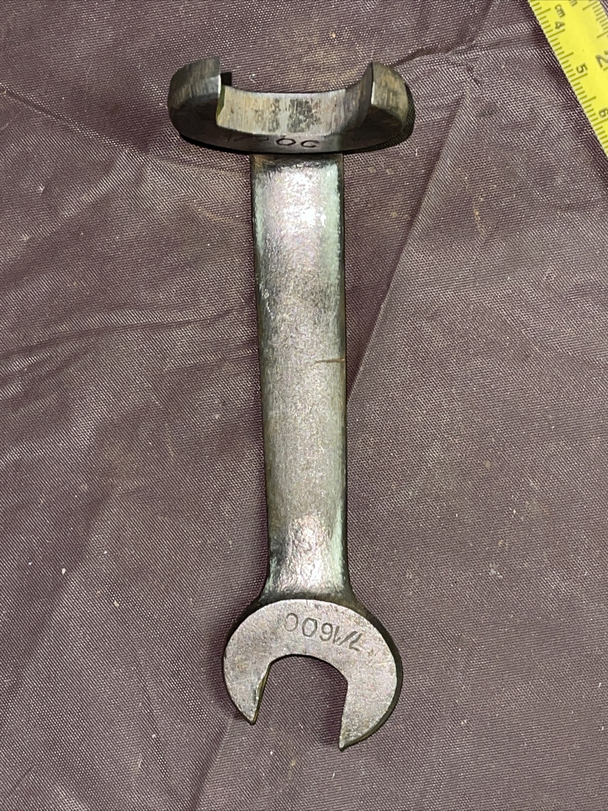 The Billings & Spencer Co USA 1120 7/16in X 1/2in Open End Wrench OC Vintage