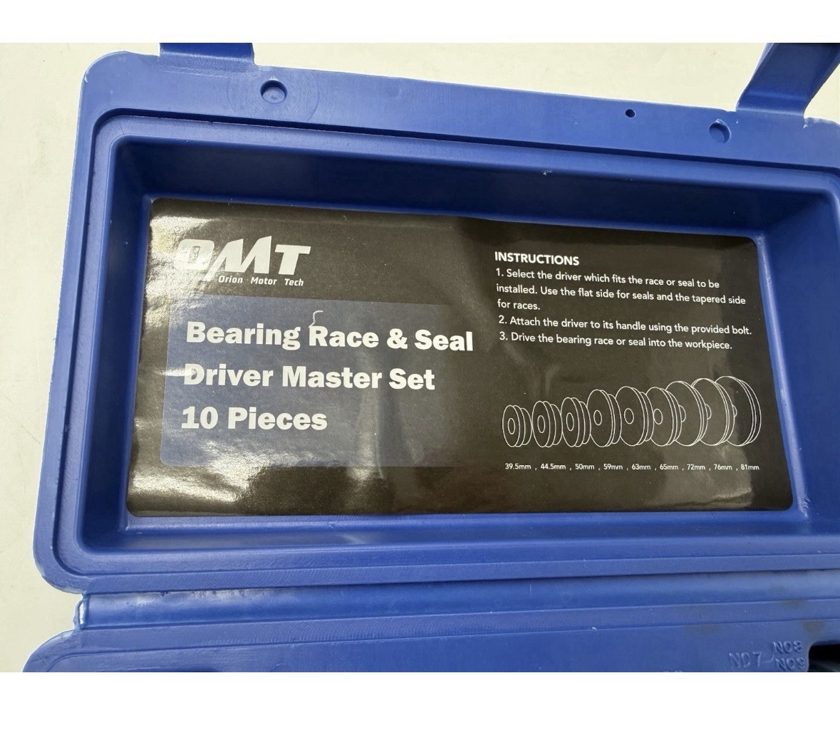 OMT 2 in 1 Bearing Press & Truck Hub Seal Tool Installer Kit Seal Driver