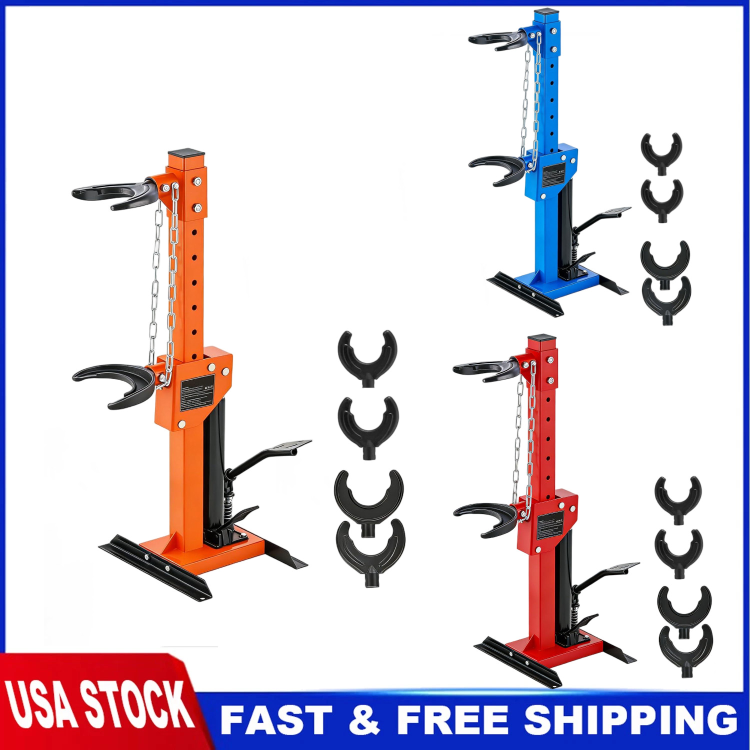 9920 lbs Coil Spring Compressor Auto Strut Hydraulic Heavy Duty Removing Tool
