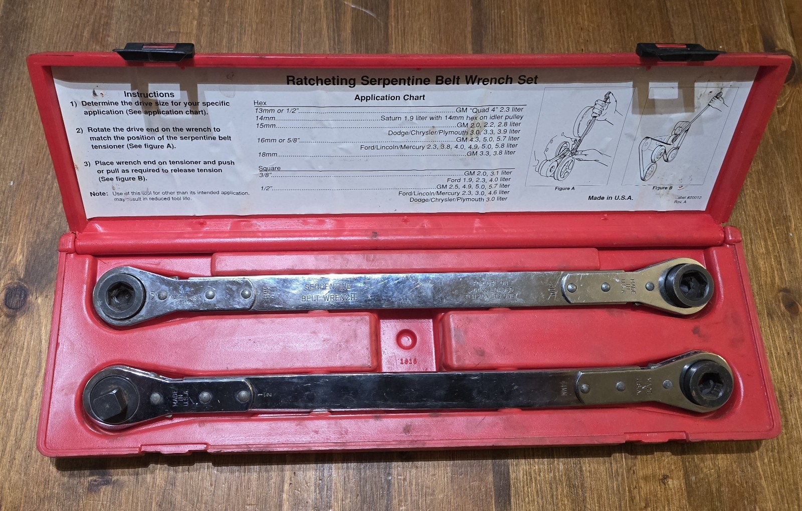 MAC Tools «Serpentine Belt Wrench Set”