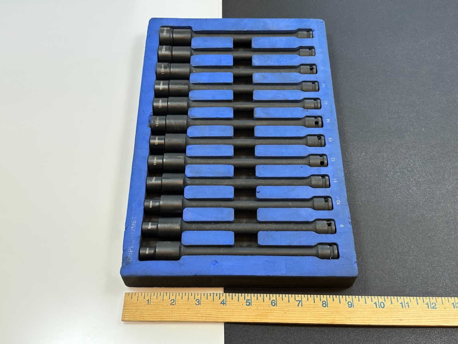 Cornwell CBPEUP12MST 12pc 3/8” Drive Metric Power Universal Swivel Extension Set