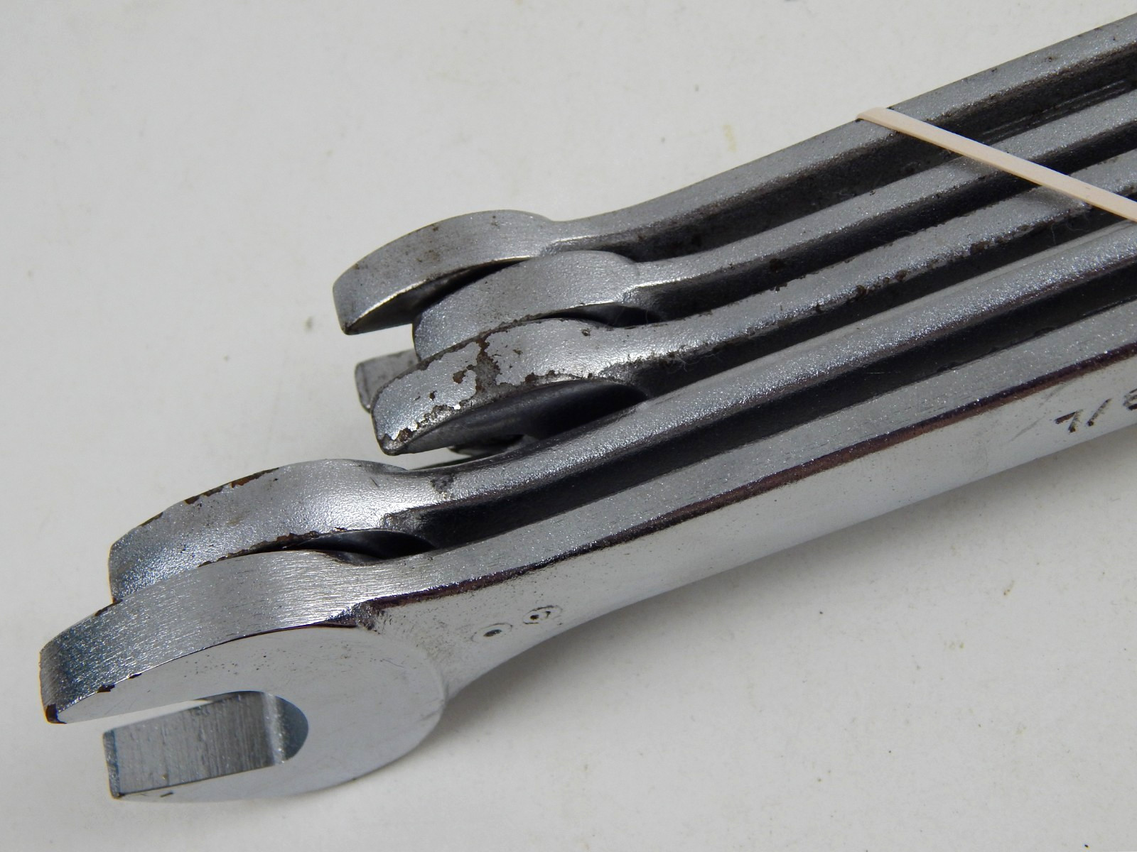 Vintage Williams Superrench SAE 12pt Combination Wrench Set Lot 5 Pieces