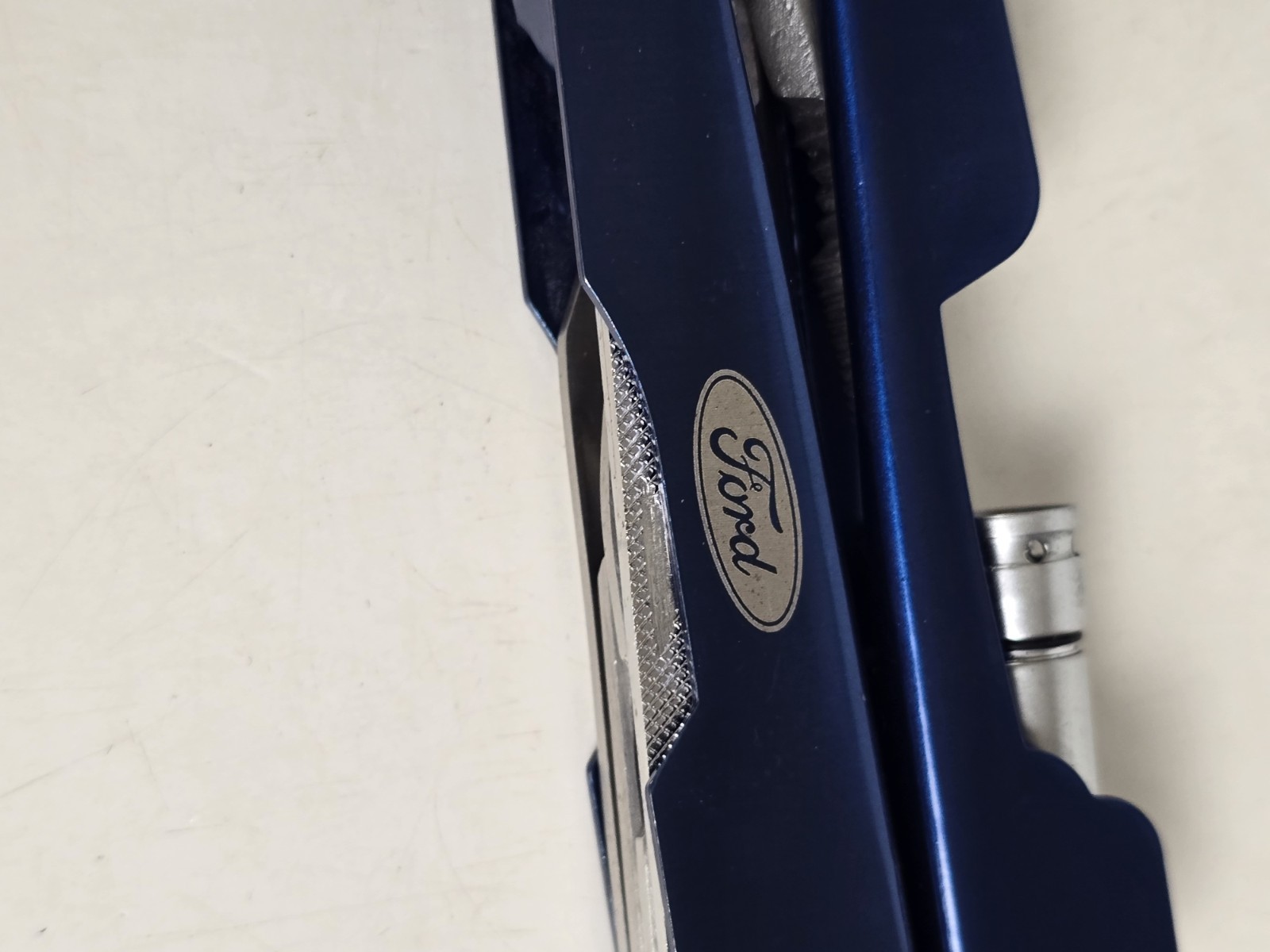 FORD MOTORS FORD TOOLS MULTI TOOL IN SHEATH BLUE METALLIC NEW