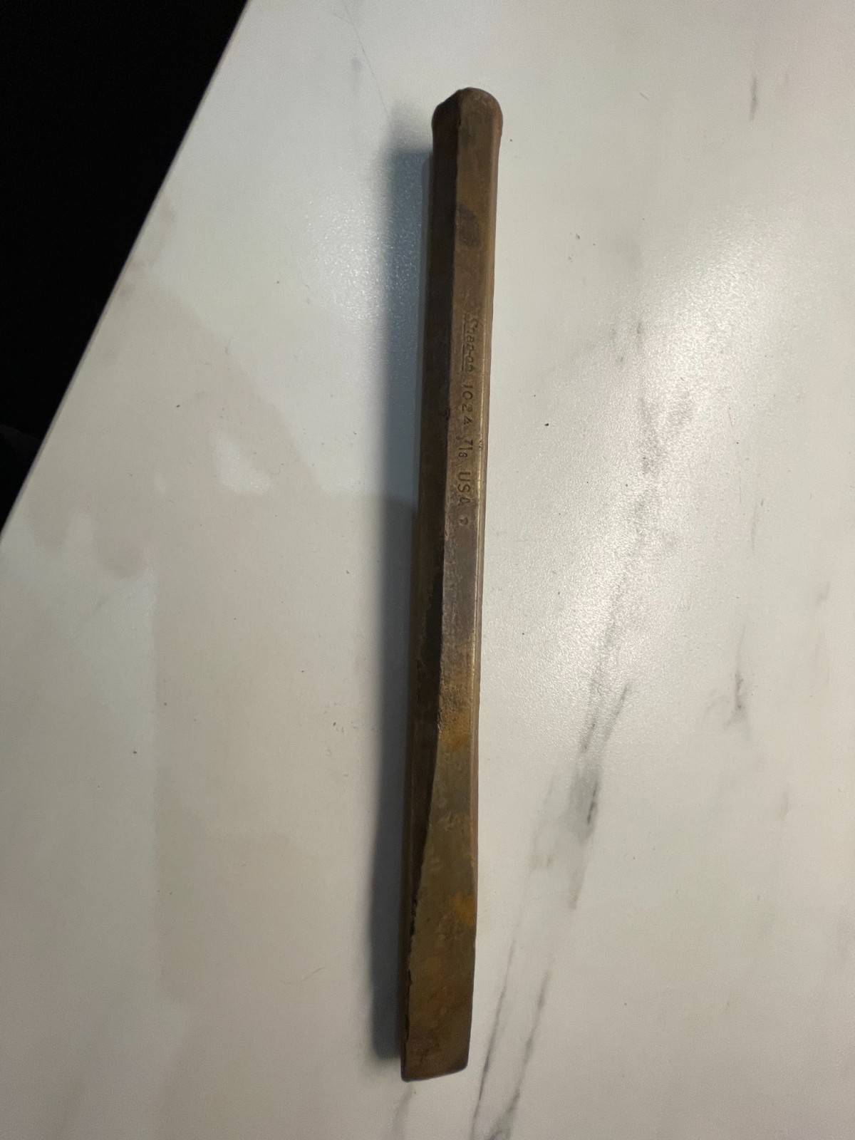 Snap-on underlined Logo 1024 7/8″ X 12″ Long Flat Cold Chisel USA 1.7 lbs