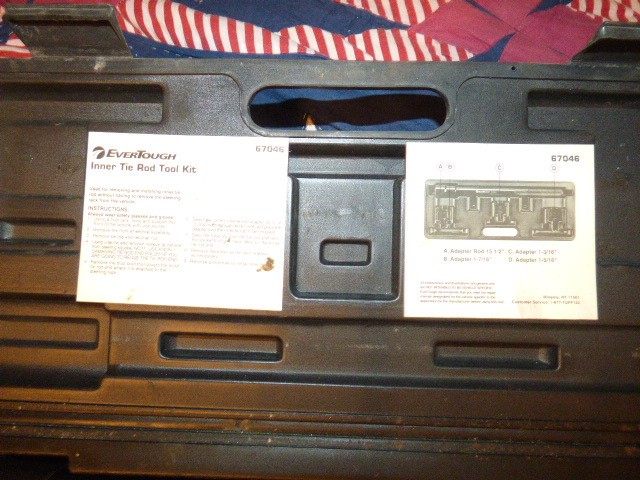 EVERTOUGH 67046 INNER TIE ROD TOOL KIT