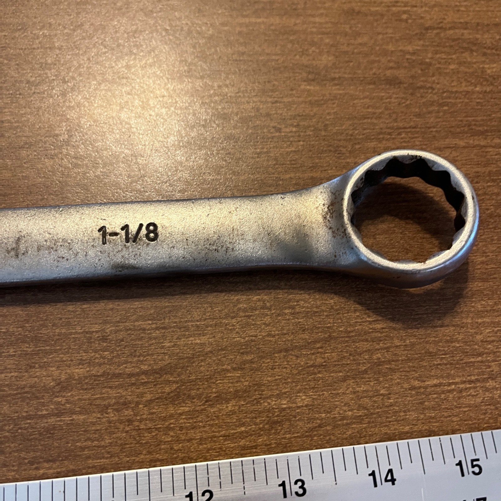 Paramount 1-1/8″ Combination Wrench Satin Chrome PAR-PRF0036S