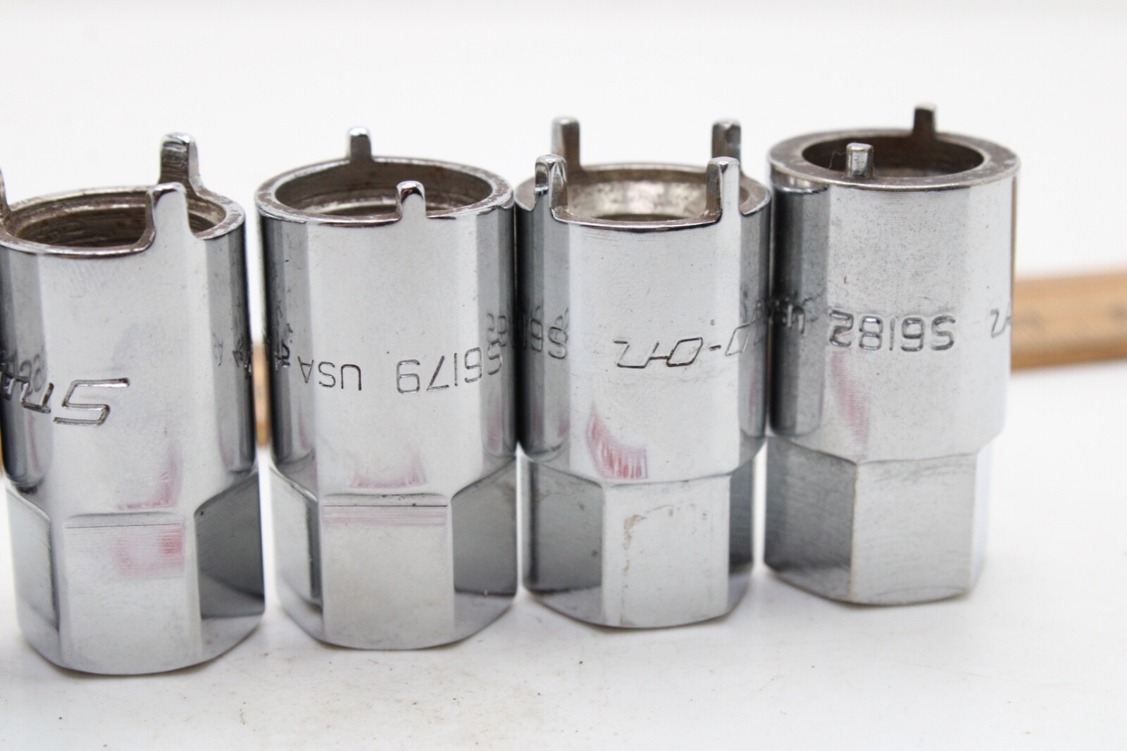 Snap on RARE 2006ANT 6-Piece Chrome Vehicle Antenna Nut Socket Set USA