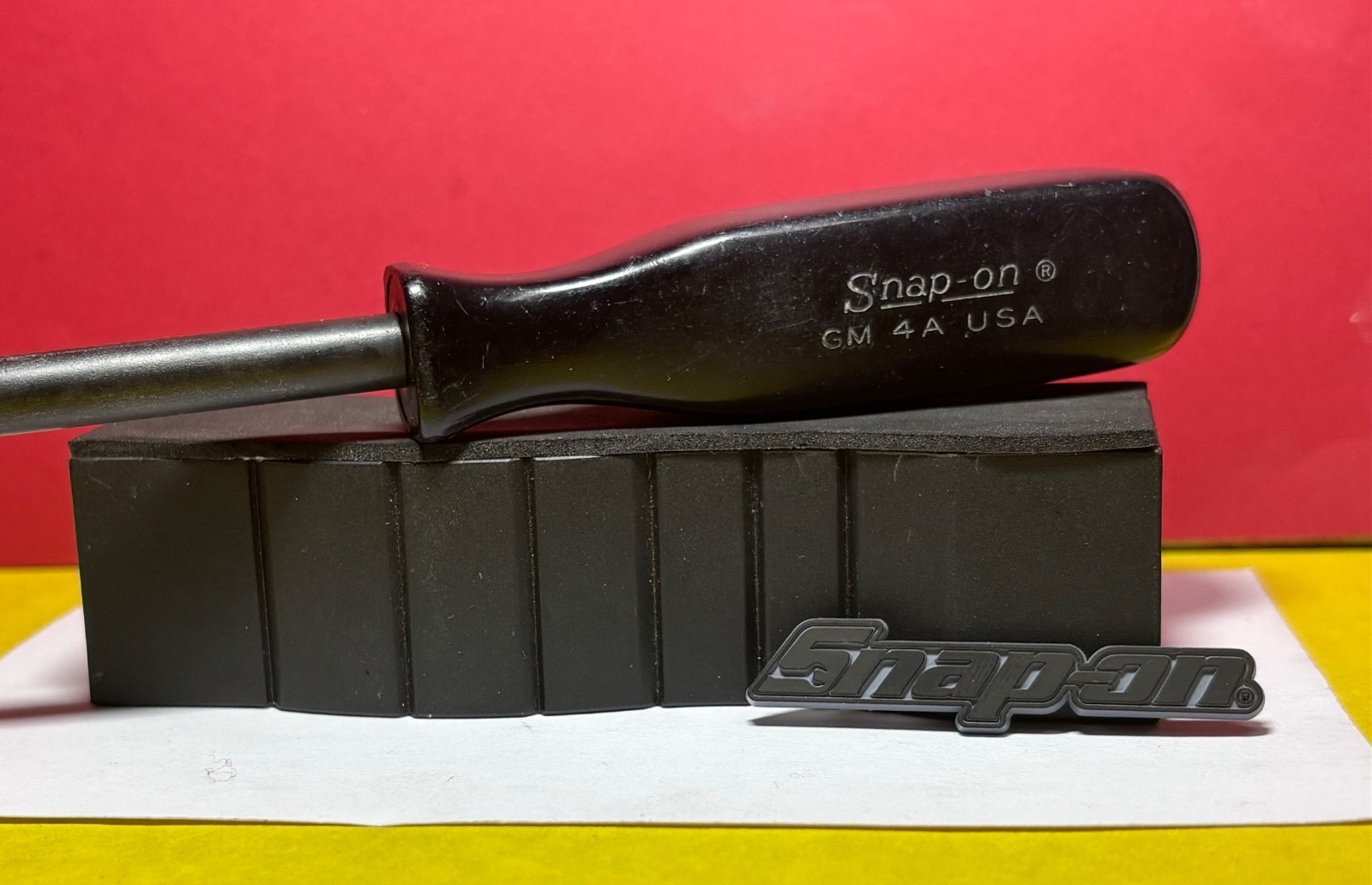 Snap-On Tools Lock Pin 1/4 Drive 6 Standard Shank Socket Driver GM 4A