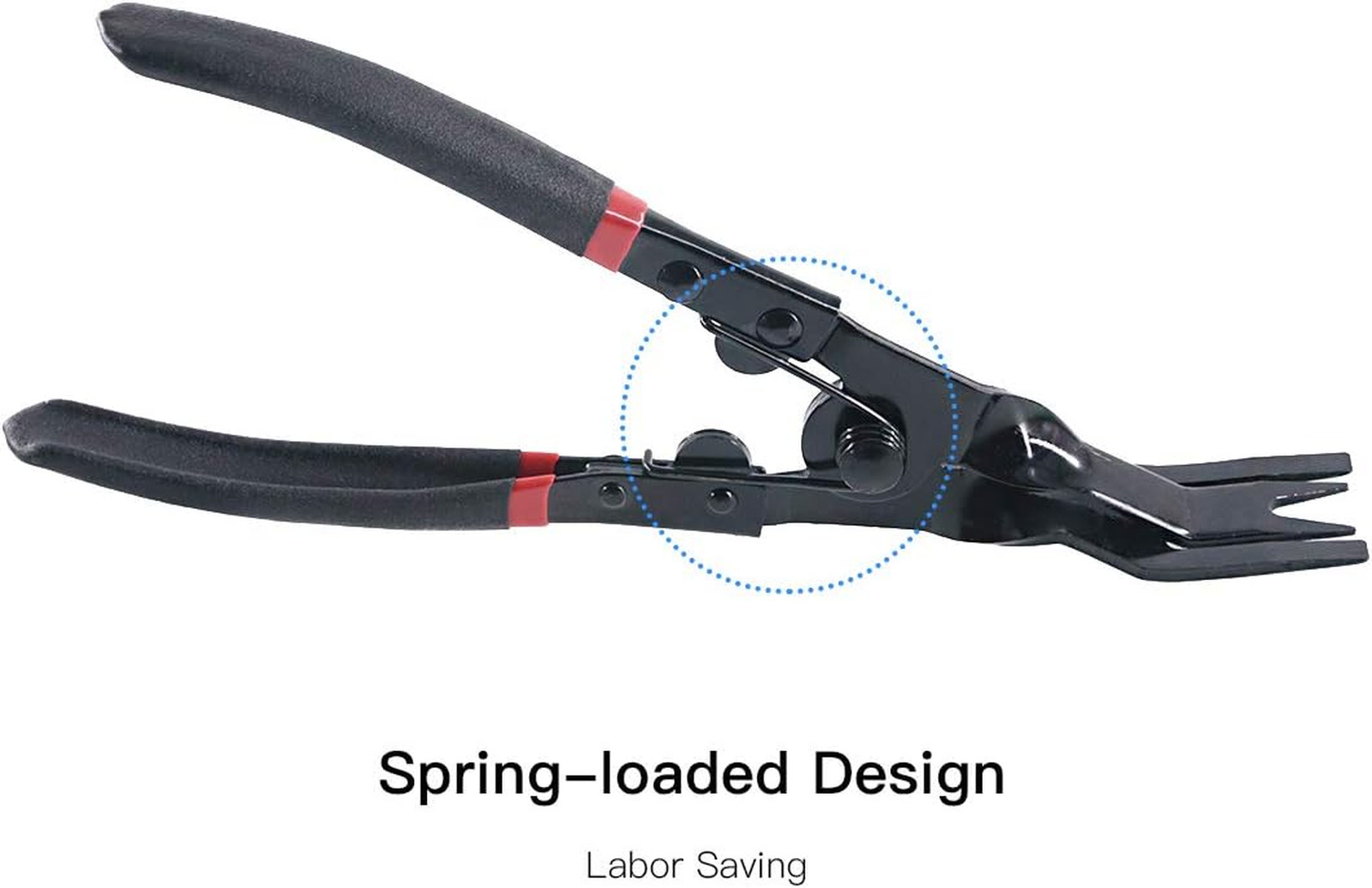 Universal Auto Door Panel Trim Clip Removal Pliers with Spring Loaded Handle