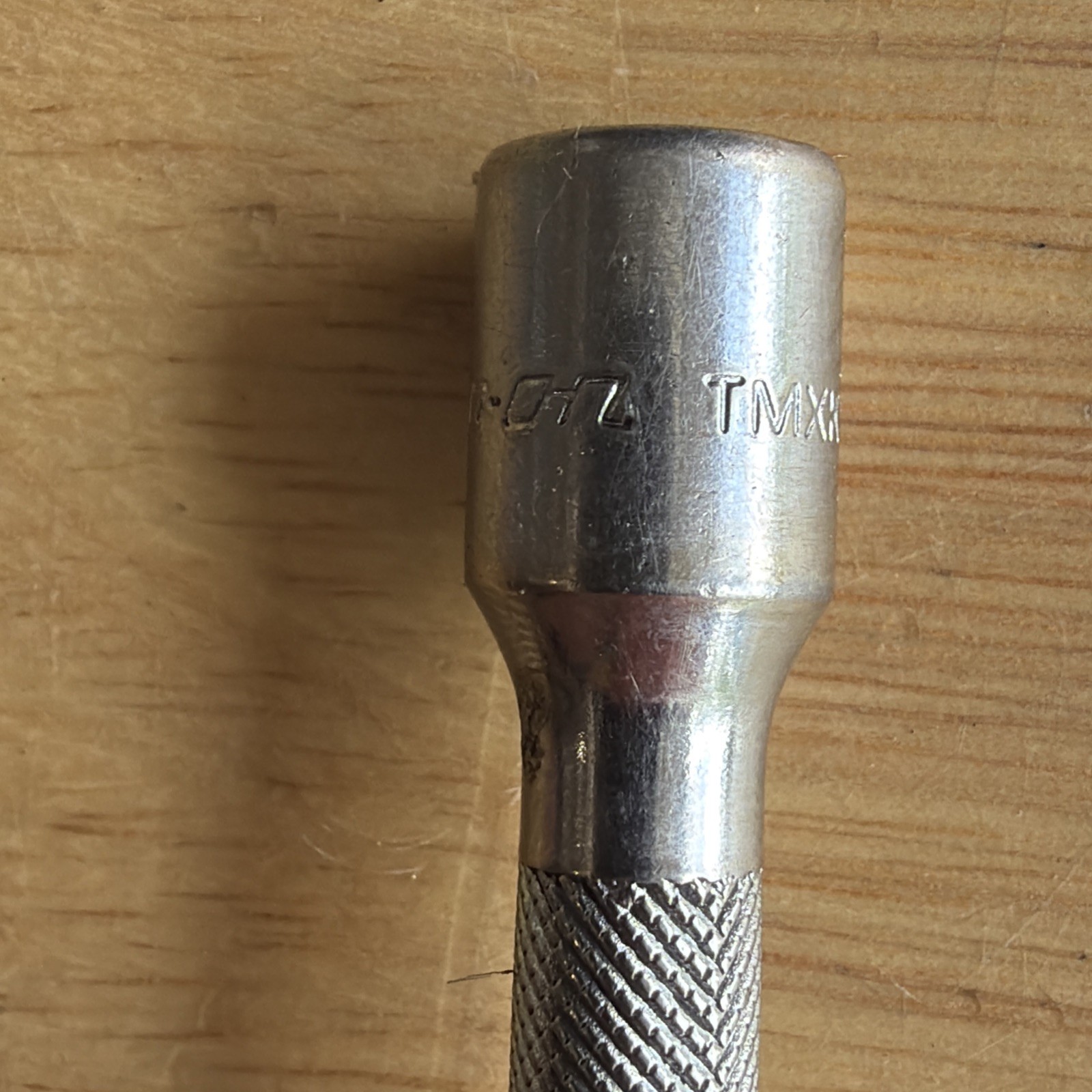 Snap On Tools 6″ Long Socket Extension 1/4″ Drive Knurled TMXK60 Made in USA