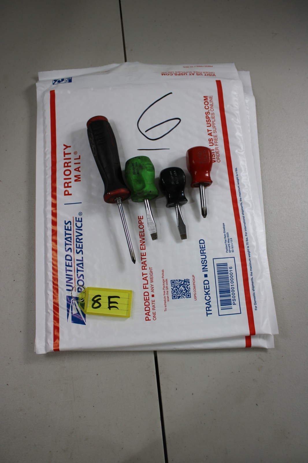 Snap On and MAC Stubby and Regular Screwdriver Lot Flat Slotted Tip Phillips