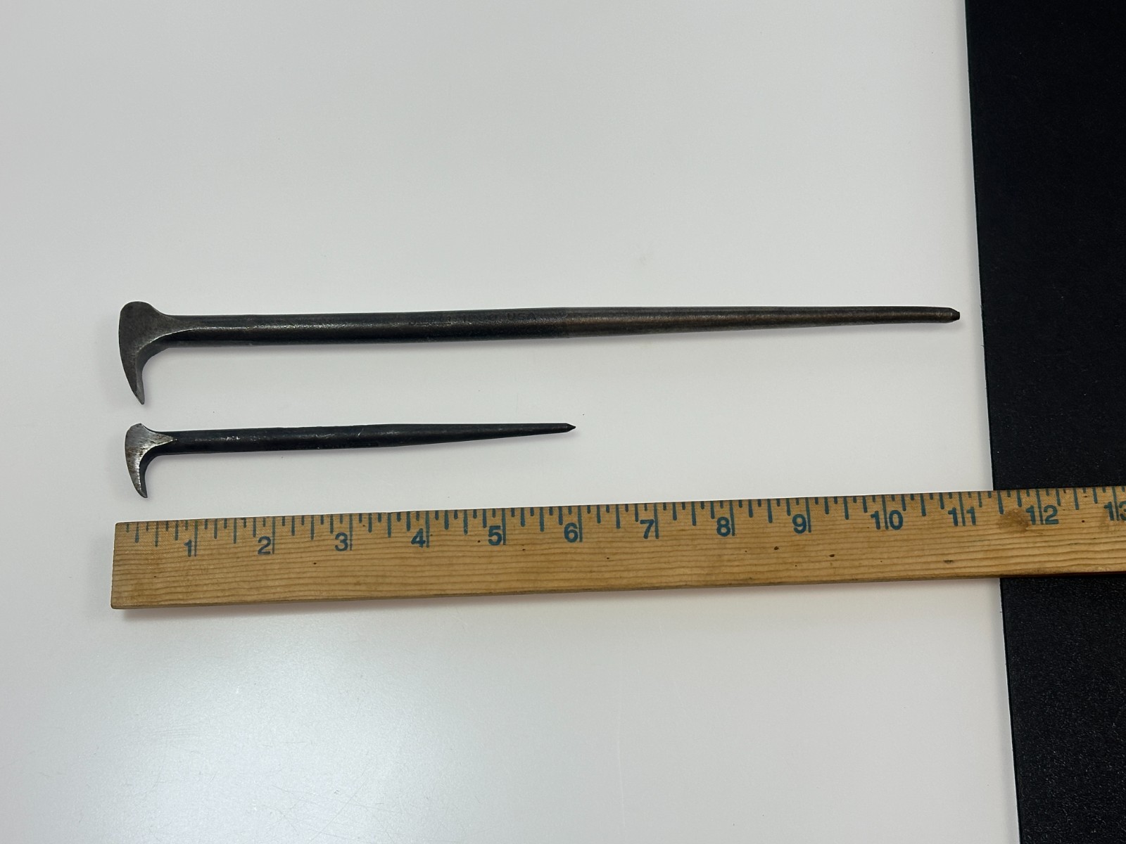 Snap-on Tools USA 2pc Rolling Head Prybar Set Pair, 650 Short 6″ & 1250 11″ Long