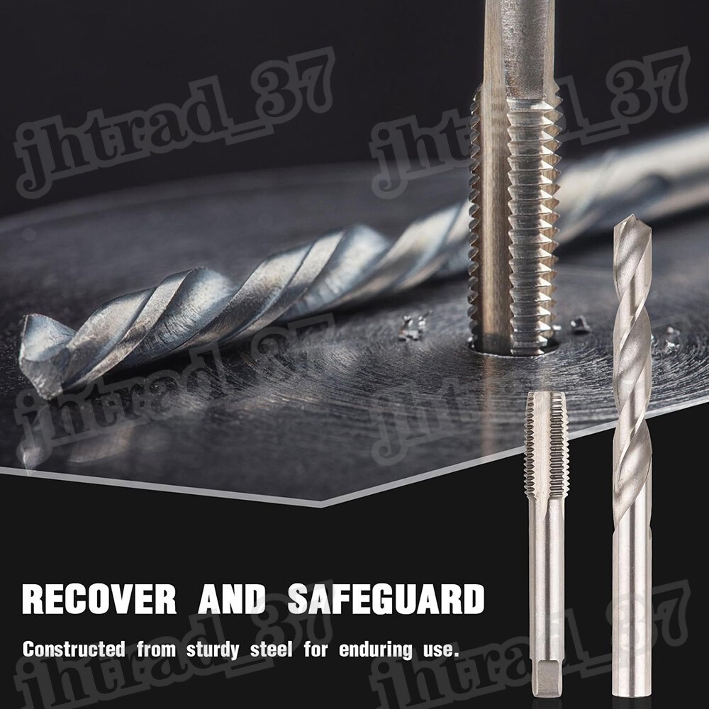 131pcs Metric Helicoil Thread Repair Kit HSS Drills Inserts Taps & Tools M5-M12