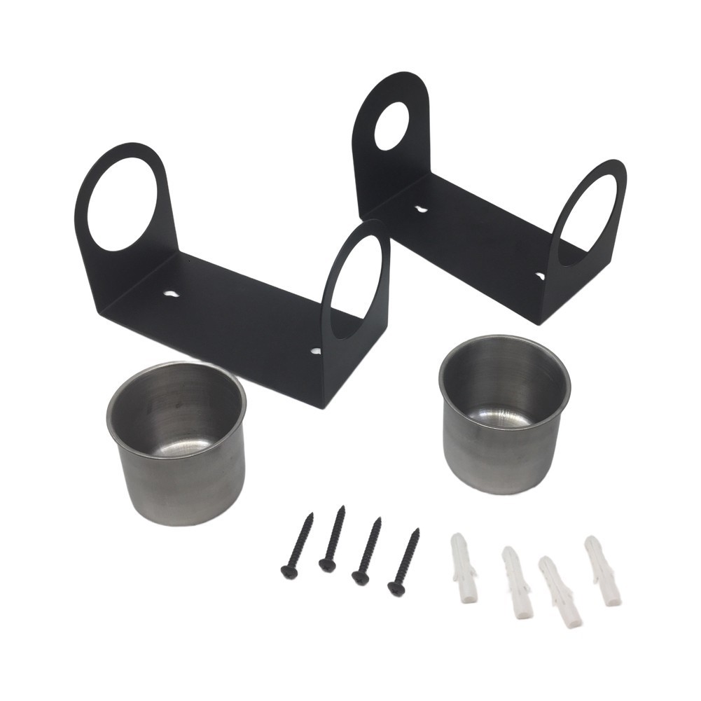 Heavy Duty Carbon Steel Funnel Holder Rack Set for Garage Workshop Organization