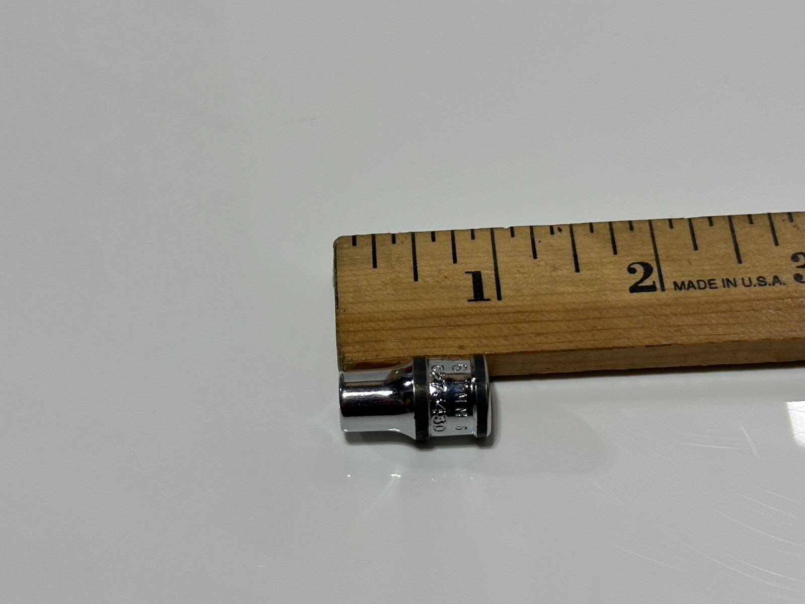 Snap-on Tools USA TMM6 6mm Metric 1/4″ Drive Shallow Socket – 6PT. – Black Ring