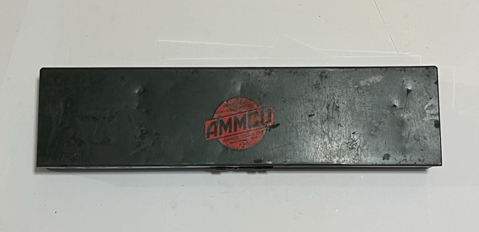 AMMCO Model 100 Vintage Small Bore Cylinder Hone Set in Box 47/64″ – 1-5/16″ USA